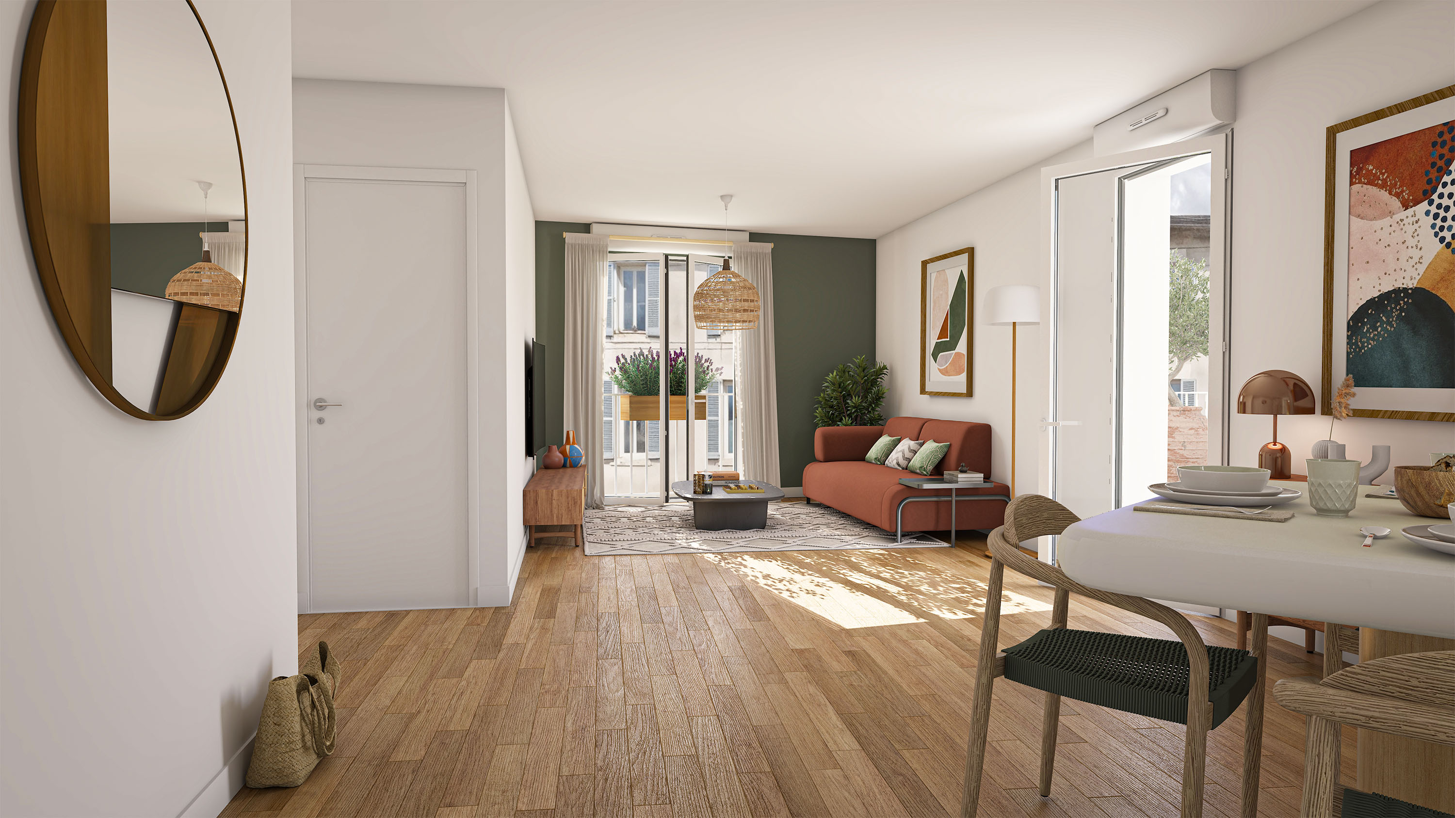 1052 Cour Richelieu 3D intérieur BD